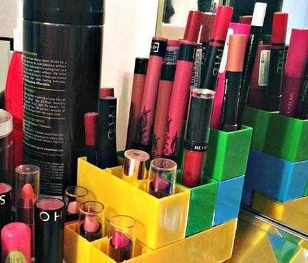 عکس ایده برای جای لوازم آرایش