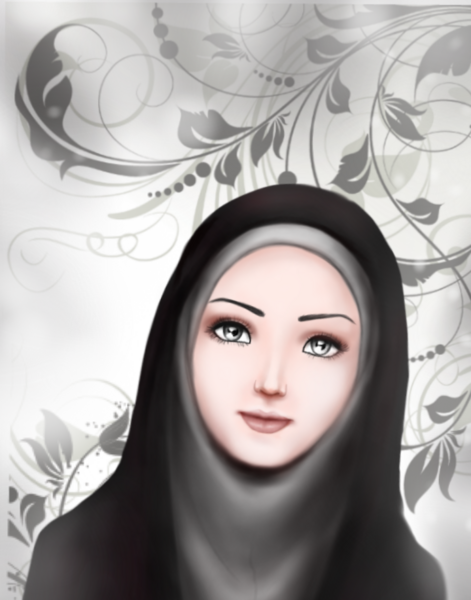 عکس استیکر حجاب