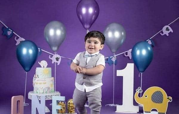 عکس تولد یک سالگی پسر