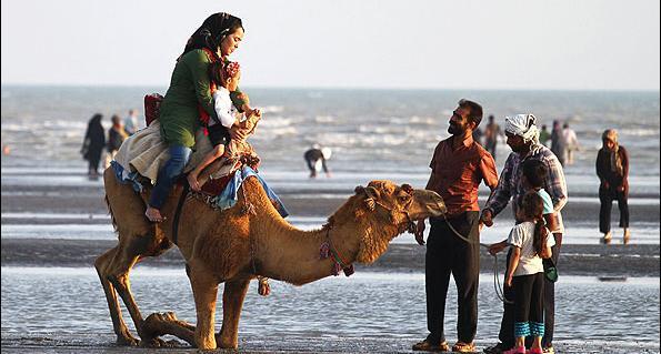 عکس شتر سواری در کیش