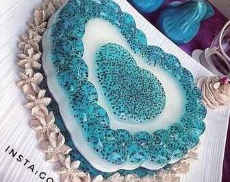 عکس ایده برای تزیین ژله تولد