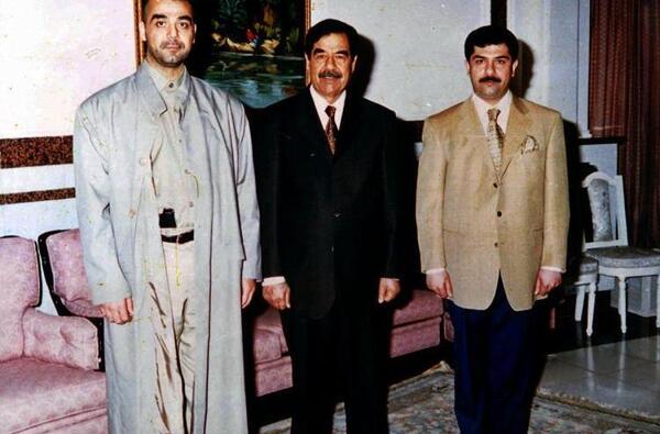عکس خانوادگی صدام حسین