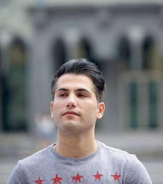عکس احمد سعیدی و دوست دخترش