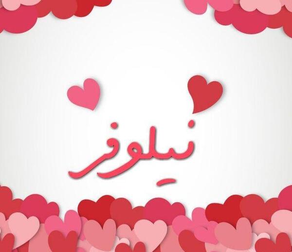 پروفایل عکس نوشته نیلوفر