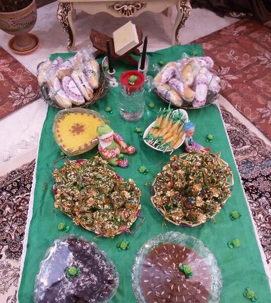 عکس سفره فاتحه