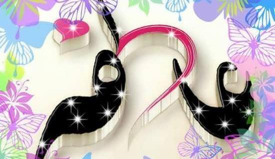 عکس نوشته عاطفه و میثم