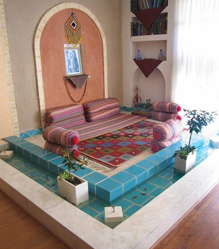 عکس ایده چیدمان سنتی منزل