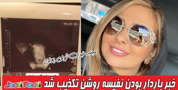 عکس بارداری نفیسه روشن