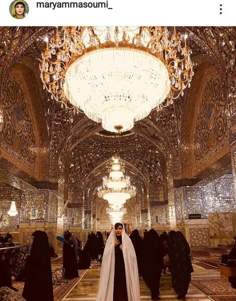 عکس لوستر حرم امام رضا