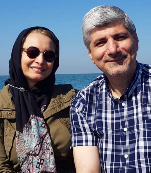 عکس مریم کاویانی و همسرش