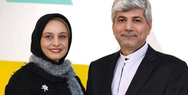 عکس مریم کاویانی و همسرش