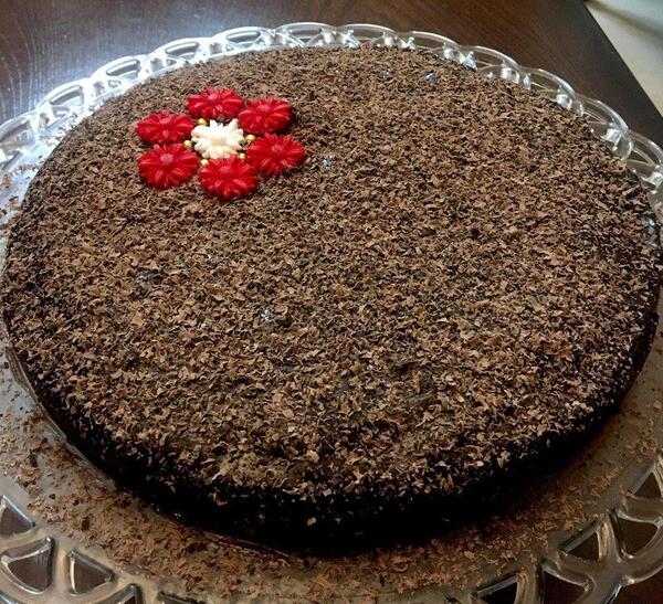 عکس کیک شکلاتی خانگی