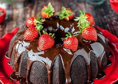 عکس کیک شکلاتی خانگی