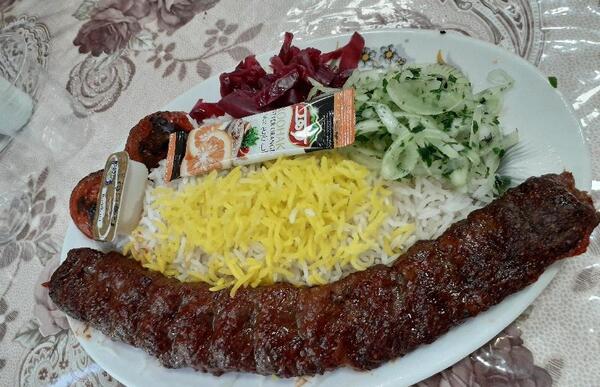 عکس چلو کباب بناب