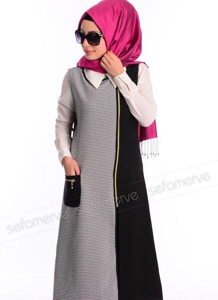عکس مدل مانتو جدید دخترانه پوشیده