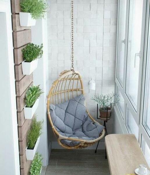 عکس ایده طراحی بالکن کوچک