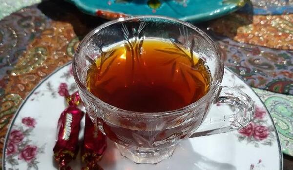 عکس چای زعفرانی