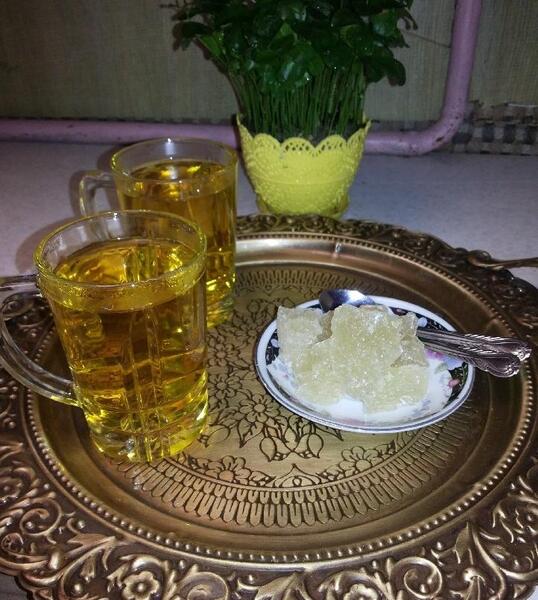 عکس چای زعفرانی