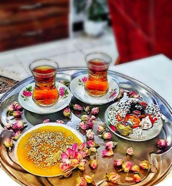 عکس چای زعفرانی