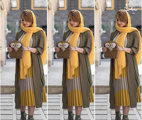 عکس مدل جدید مانتو پیله دار