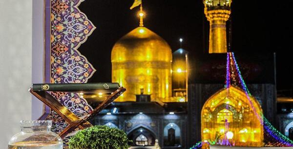 عکس سفره هفت سین حرم امام رضا