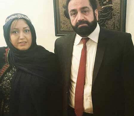 عکس مریم سرمدی وهمسرش