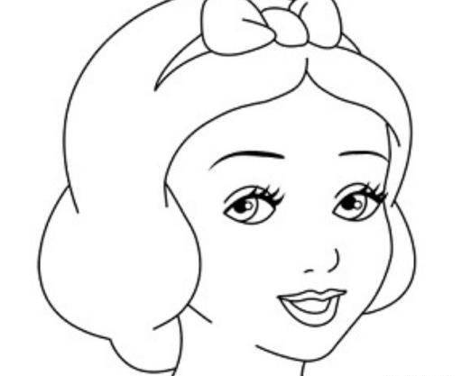 عکس سفید برفی برای نقاشی