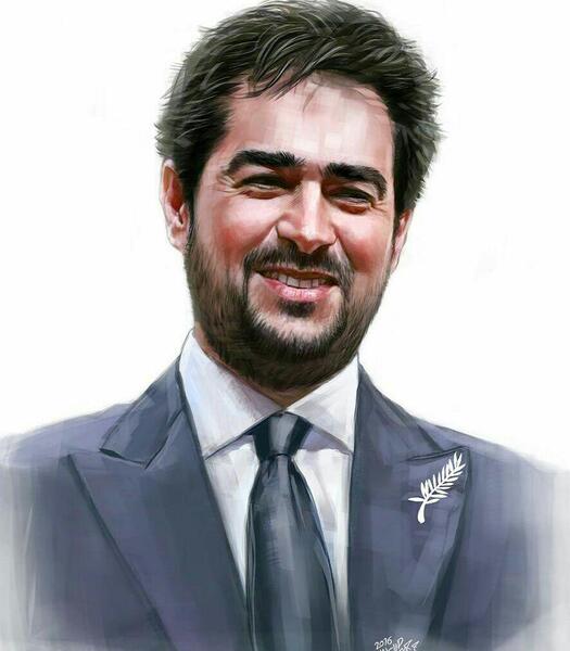 عکس طراحی چهره شهاب حسینی