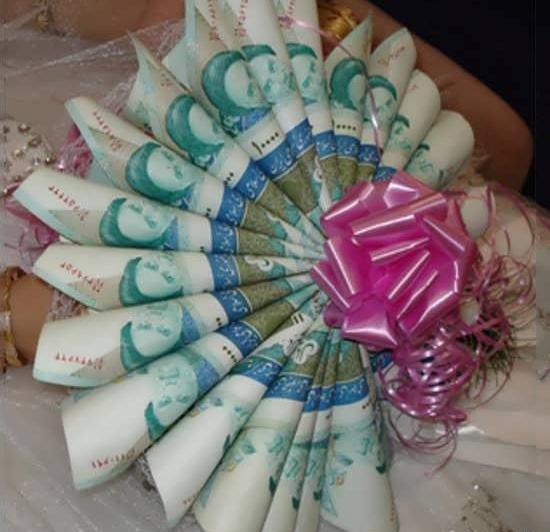 عکس ایده شاباش عروسی