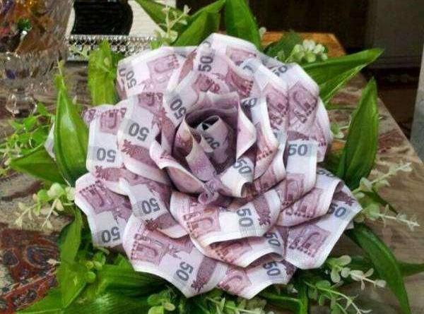 عکس ایده شاباش عروسی