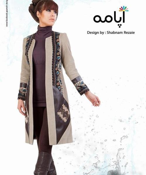 عکس مدل مانتو دخترانه پیله دار جدید