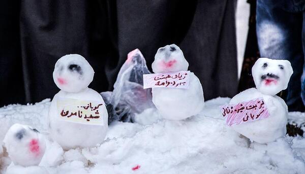 عکسهای آدم برفی ایرانی