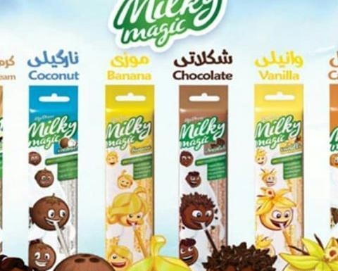 عکس شیر طعم دار
