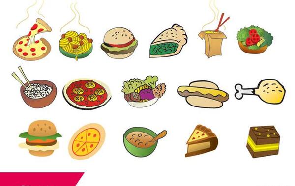عکس غذا انیمیشنی
