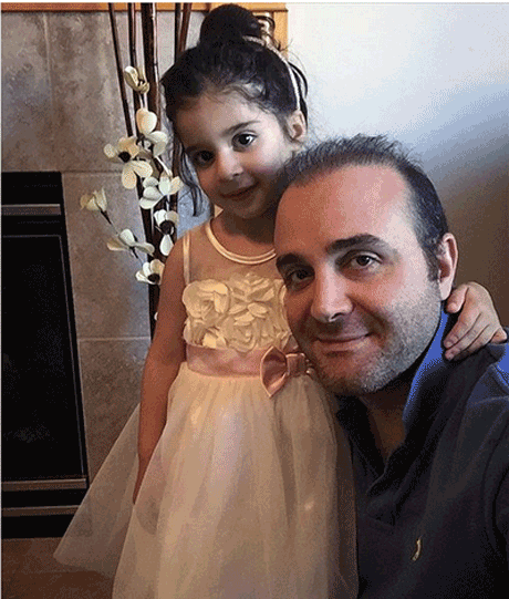 عکس سینا سرلک وهمسرش