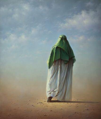 عکس امام علی برای نقاشی