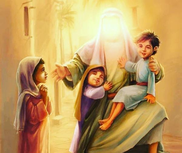 عکس امام علی برای نقاشی