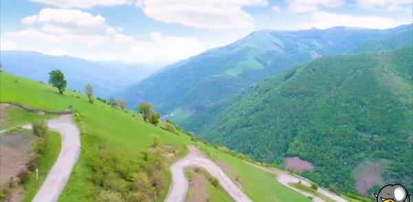عکس هوایی گردنه حیران