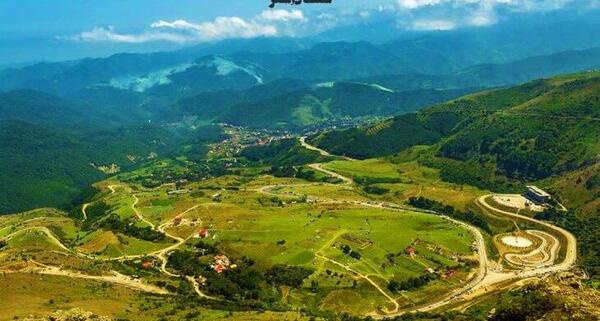 عکس هوایی گردنه حیران