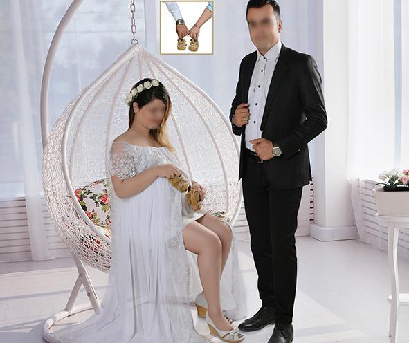 عکس عروس باردار