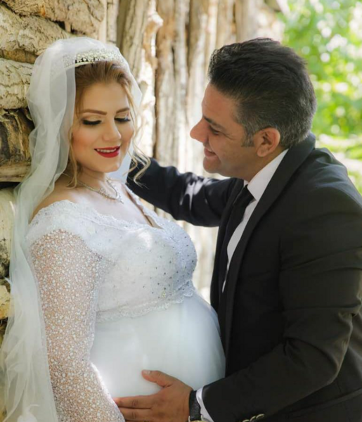 عکس عروس باردار