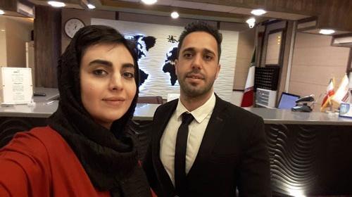عکس جواد جوادی با همسرش