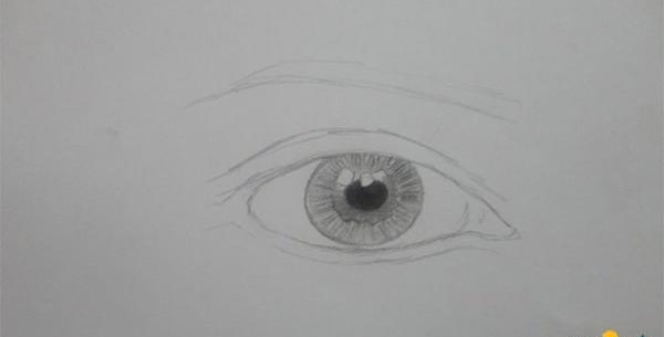 عکس چشم سیاه قلم