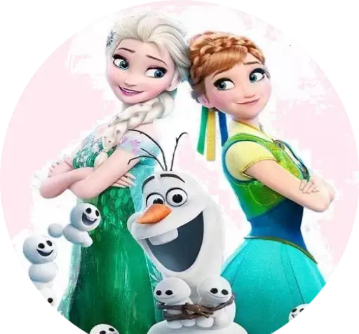 عکس استیکر السا و آنا