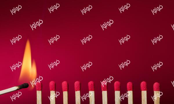 عکس آتش کبریت