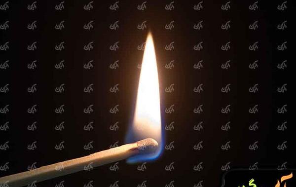 عکس آتش کبریت