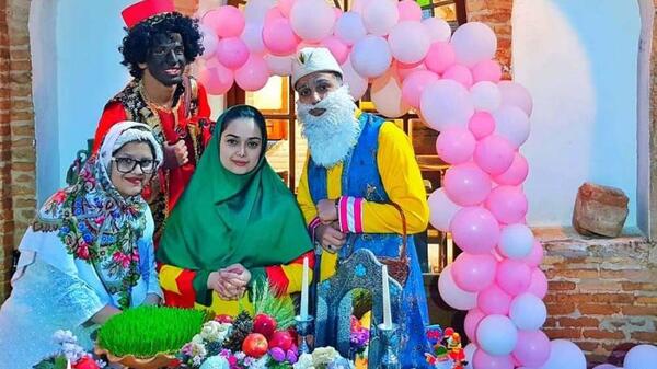 عکس حاجی فیروز و عمو نوروز