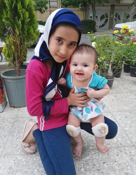 عکس سوگند و بچه اش