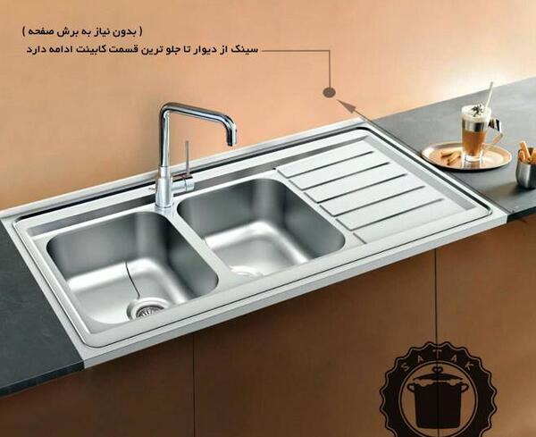 عکس انواع سینک ظرفشویی روکار