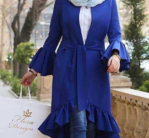 عکس مانتو جدید رنگ سال